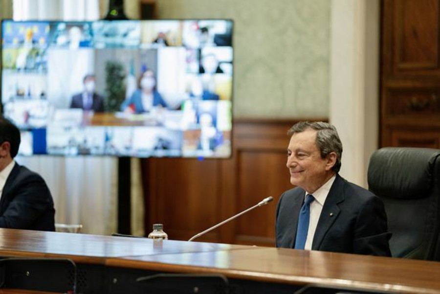 Mario Draghi, presidente del Consiglio dei ministri